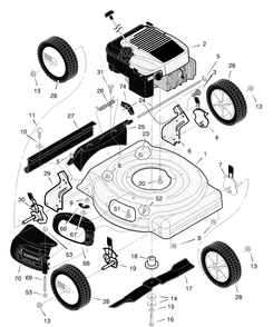 Part Location Diagram of F-030439L Murray Instruction Book